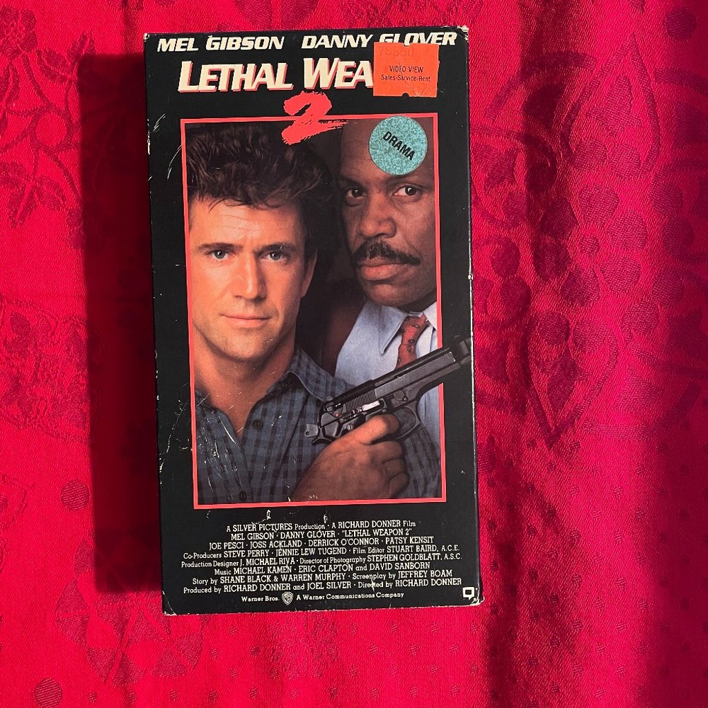 LETHAL WEAPON 2 VHS